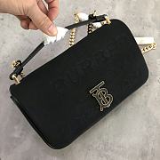bagsAll Burberry Lola Handbag Black Canvas 5448 - 4