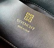 Givenchy Small 4G Soft bag gray quilted leather  - 2