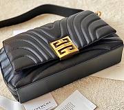Givenchy Small 4G Soft bag black quilted leather - 6