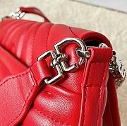 Givenchy Small 4G Soft bag red quilted leather - 5