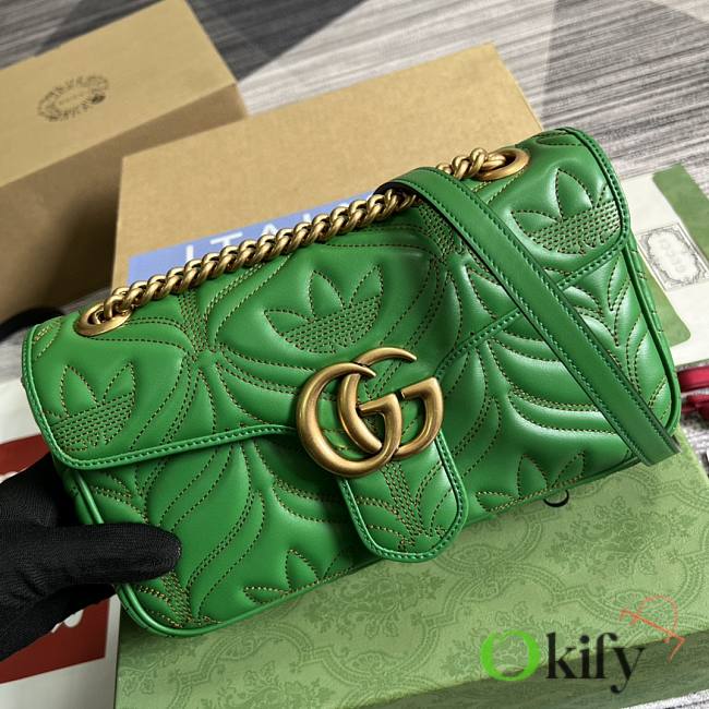 Adidas x Gucci GG Marmont small shoulder bag - 1