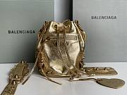 Balenciaga Le Cagole Small 20 Bucket in Gold - 1