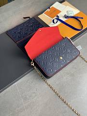 Louis Vuitton Pochette Felicie 21 Marine Rouge 3262 - 2