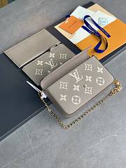 Louis Vuitton Pochette Felicie 21 Biocolor Beige 3704 - 5
