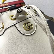 Gucci Bucket 30 White Leather - 3