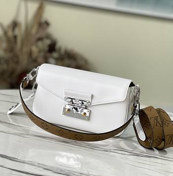 LV Swing H27 White Leather
