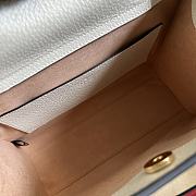 Gucci Diana Small Tote Bag 27 White Leather - 6