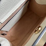 Gucci Diana Mini Tote Bag 20 White Leather - 6
