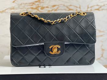 Chanel Flap Bag Series 1 Black Lambskin