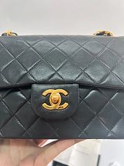 Chanel Flap Bag Series 1 Black Lambskin - 5