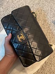 Chanel Flap Bag Series 1 Black Lambskin - 4