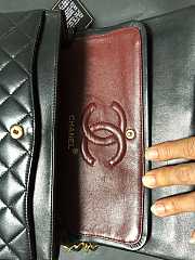 Chanel Flap Bag Series 1 Black Lambskin - 3