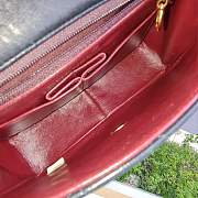 Chane Series 3 Mini 20 Flap Bag Black Lambskin - 2