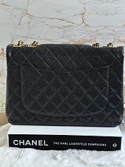 Chane Series 3 Maxi 34 Flap Bag Black Caviar - 4