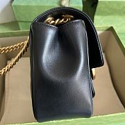 Gucci GG Marmont Mini 18 Black Matelassé Leather - 6
