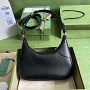 Gucci Aphrodite Small Shoulder Bag 25 Black Soft Leather - 3