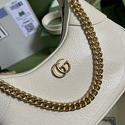 Gucci Aphrodite Small Shoulder Bag 25 White Soft Leather - 4