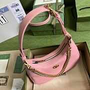 Gucci Aphrodite Small Shoulder Bag 25 Pink Soft Leather - 4