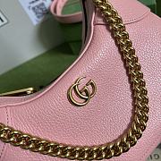 Gucci Aphrodite Small Shoulder Bag 25 Pink Soft Leather - 3