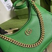 Gucci Aphrodite Small Shoulder Bag 25 Green Soft Leather - 2