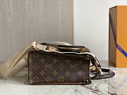 LV ONTHEGO PM with Strap Brown Reverse Monogram Leather (New Version) - 5