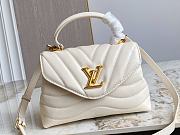 LV Hold Me Top-Handle (New Wave) White Lambskin - 1