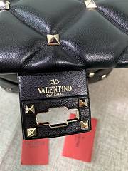 Valentino Rockstuds Top Handle Black Leather 0055 - 2