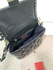 Valentino Rockstuds Top Handle Black Leather 0055 - 5