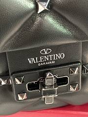 Valentino Rockstuds Top Handle Full Black 0055 - 5
