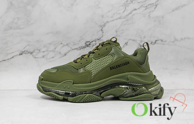 Balenciaga Triple S Sneakers Green BagsAll 4823 - 1