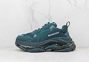 Balenciaga Triple S Sneakers Dark Blue Green BagsAll 4819 - 1