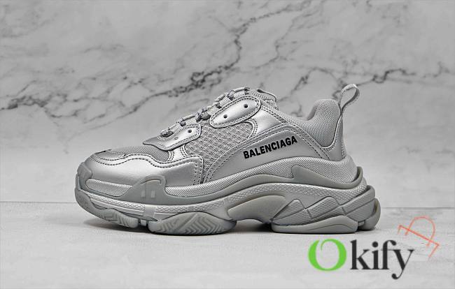 Balenciaga Triple S Sneakers Silver BagsAll 4830 - 1