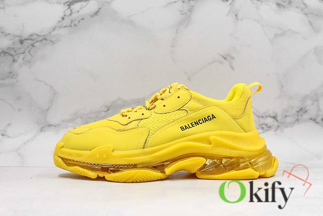 Balenciaga Triple S Sneakers Yellow BagsAll 4815 - 1