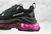 Balenciaga Triple S Sneakers Black and Pink BagsAll 4808 - 3