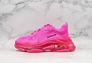 Balenciaga Triple S Sneakers Hot Pink BagsAll 4805 - 1