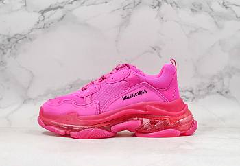 Balenciaga Triple S Sneakers Hot Pink BagsAll 4805