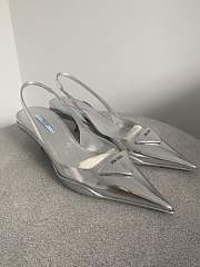 Prada Heels Blue in Silver 11080 - 1