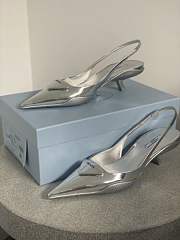 Prada Heels Blue in Silver 11080 - 3