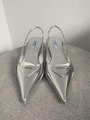 Prada Heels Blue in Silver 11080 - 5