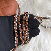 CC WOC Orange Lambskin Sliver Hardware 19.5cm - 4