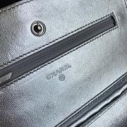 CC WOC Silver Metallic Lambskin Sliver Hardware 19.5cm - 3