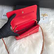 CC Red Caviar WOC Boy Bag Gold Hardware 19cm - 4