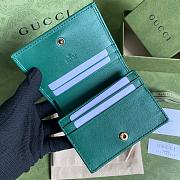 Gucci Diana Wallet 11 with Bamboo Green Leather - 5