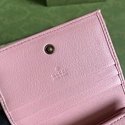 Gucci Diana Wallet 11 with Bamboo Pink Leather - 3