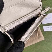 Gucci Diana Wallet 11 with Bamboo White Leather - 6