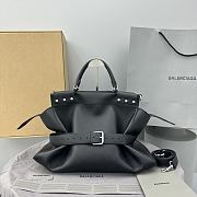 Balenciaga Waist Bag Black Calfskin Leather  - 1