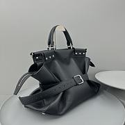 Balenciaga Waist Bag Black Calfskin Leather  - 4