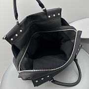 Balenciaga Waist Bag Black Calfskin Leather  - 2