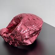 Bottega Veneta Mini Jodie Metallic Pink 11113 28cm - 4