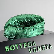 Bottega Veneta Mini Jodie Metallic Green 11114 28cm - 5